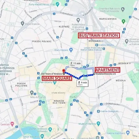 3bedroom Apartment, Close To Main Station, With Ac * 克拉科夫